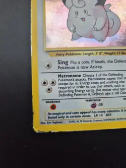 Clefairy - 5/102 - Base Set - Rare Holo - Pokemon Card - Image 5