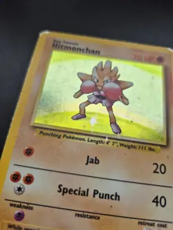 Hitmonchan - 7/102 - Base Set - Rare Holo - Pokemon Card - Image 2