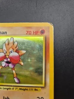 Hitmonchan - 7/102 - Base Set - Rare Holo - Pokemon Card - Image 3