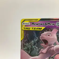 Mewtwo & Mew GX 71/236 SM-Unified Minds Holo Ultra Rare Pokemon Card LP - Image 2