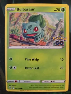 Bulbasaur 001/078 C Pokemon GO NM Pokemon - Image 1