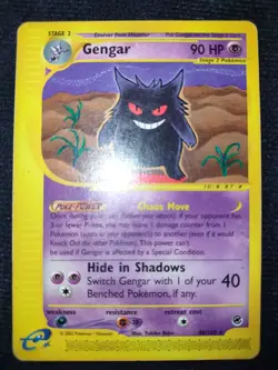 Gengar 48/165 Pokemon Trading Card Game eCard Expedition Moderately Played TCG - Image 2