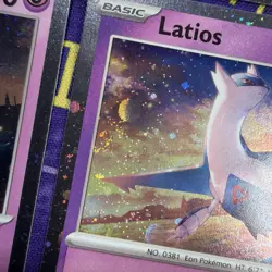 4x Latios - 073/182 - Cosmos Holo - Promo - Paradox Rift - Pokemon Card - Swirl - Image 4