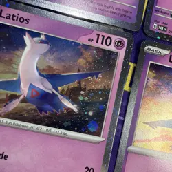 4x Latios - 073/182 - Cosmos Holo - Promo - Paradox Rift - Pokemon Card - Swirl - Image 5