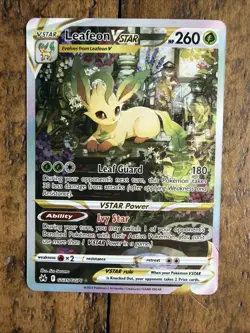 Pokemon Leafeon VSTAR GG35/GG70 Holo Near Mint Crown Zenith: Galarian Gallery 🔥 - Image 1