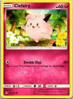 Clefairy 132/214 Common Unbroken Bonds Pokemon Near Mint - Image 1