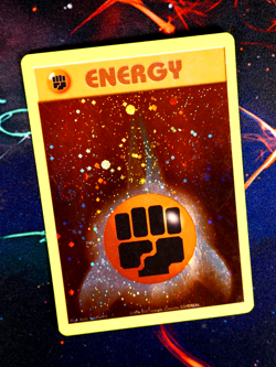 MP/HP Pokemon FIGHTING ENERGY Card 2002 ENERGIZE YOUR GAME Reverse Holo Promo#5 - Image 1