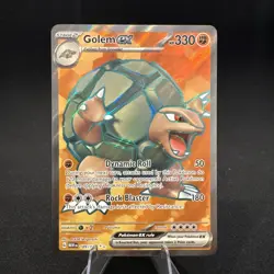 Pokemon TCG Golem ex 189/165 Scarlet & Violet 151 Ultra Rare Full Art English NM - Image 1