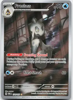 Froslass 174/167 Illustration Rare Twilight Masquerade Pokemon Holo Near Mint - Image 1