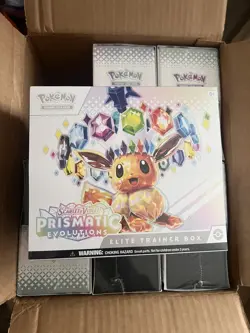 Pokemon TCG Scarlet & Violet Prismatic Evolutions Elite Trainer Box ETB Sealed - Image 1