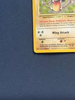 Aerodactyl 1/62 Fossil Set Holo Rare Pokemon Card 1999 WOTC TCG - HP - Image 4