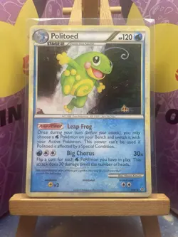 Pokemon TCG Politoed Unleashed 7/95 Cosmos Holo Rare - Double Swirl - - Image 1