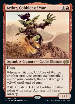 MTG Ardoz, Cobbler of War, NM-Mint, English Jumpstart 2022 - Image 1
