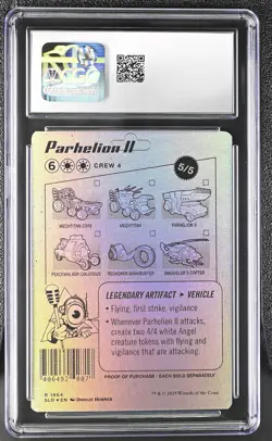 PARHELION II Secret Lair Foil Rare CGC 8 MTG [Nostalgium] - Image 2