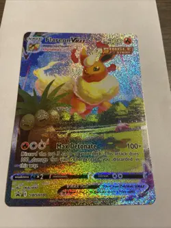 Flareon VMAX SWSH180 SWSH: Sword & Shield Promo Cards Holo NM - Image 1