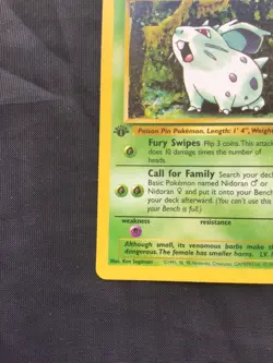 Pokemon Cards: Jungle 1st Edition Common: Nidoran 57/64 - Image 5