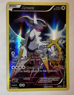 Pokemon TCG Arceus XY116 Full Art Ultra Rare Blackstar Promo Card - Image 1