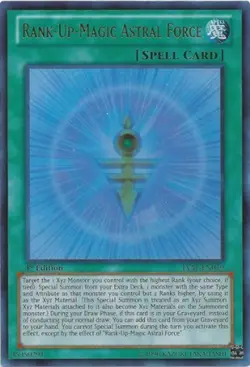 Rank-Up-Magic Astral Force - LVAL-EN059 - Ultra Rare - 1st Edition - Lightly Pla - Image 1
