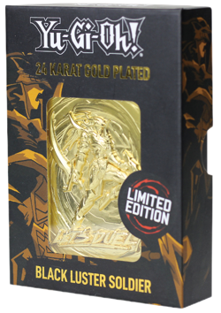 YuGiOh Card Black Luster Soldier Collectible - Limited Edition 24K Gold Plated - Image 1