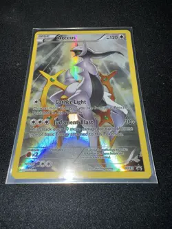Arceus XY83 Full Art Holo Ultra Rare Pokemon Card Black Star Promo 2015 - Image 1