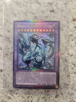 Yugioh Dragon Master Magia RA04-EN055 Platinum Secret Rare 1st Ed NM - Image 3