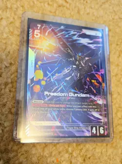 Gundam Card Game - Freedom Gundam (LR+) - Newtype Rising (GD01) - Image 1