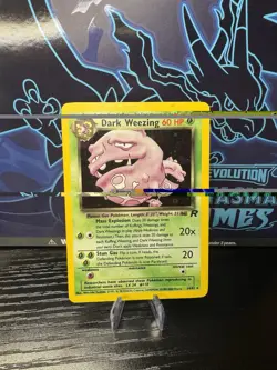Pokemon TCG Dark Weezing Holo 14/82 Team Rocket Unlimited Rare Card LP - Image 2