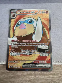Pokemon TCG Mamoswine EX 174/159 Ultra Rare Journey Together Card - Image 1