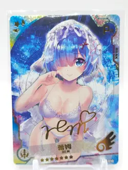 Goddess Story - Anime Waifu Trading Card - Rem - Image 1