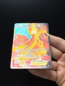 Pokemon TCG Charizard EX 100/106 Flashfire Ultra Rare Full Art Holo 180 HP 2014 - Image 3