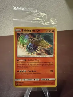 POKEMON Shining Ho-Oh SM70 Sun & Moon Black Star Promo Holo Sealed TCG Card - Image 1