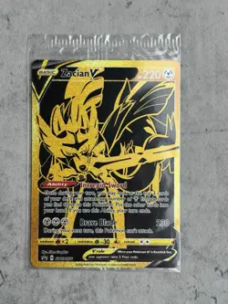 Zacian V SWSH076 SWSH: Sword & Shield Promo Cards Holo Sealed - Image 1