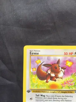 Pokemon Cards: Jungle 1st Edition Common: Eevee 51/64 - Image 2