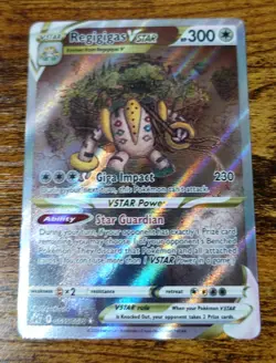 Regigigas VSTAR GG55/GG70 CZ Galarian Gallery Pokemon Card NM-MINT Pack Fresh - Image 1