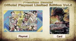 One Piece Card Game Official Playmat + Promo Card Limited Edition Vol.5 Presale - Image 2