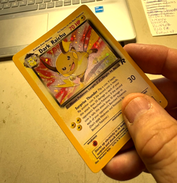 Dark Raichu 83/82 Team Rocket WoTC Holo Rare MP - SWIRL - Pokemon Card - Image 2