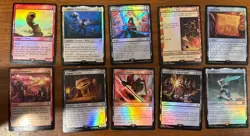 MTG Final Fantasy Full Art Foil Lands Set, 4x Art Series, 25 Assorted cards - Image 1