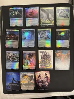 MTG Final Fantasy Full Art Foil Lands Set, 4x Art Series, 25 Assorted cards - Image 3