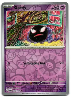 Gastly 092/165 - 151 Common Pokemon TCG Reverse Holo - LP Card - Image 1