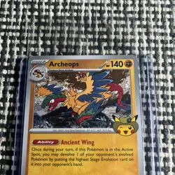 Archeops Pokemon TCG Promo Card Fossil Field Museum Chicago Exclusive - Image 3