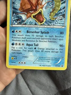 Red Gyarados Black Star Promo Holo Card #XY109 2016 Pokemon TCG - Image 3