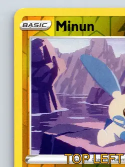 Basic Minun HP 70 Rapid Strike Static Shock Cheering Pokemon Yellow - Image 3