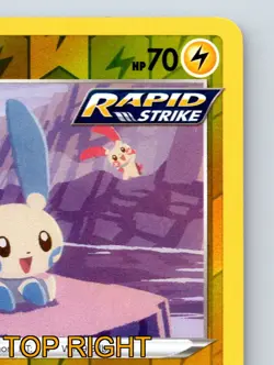 Basic Minun HP 70 Rapid Strike Static Shock Cheering Pokemon Yellow - Image 4