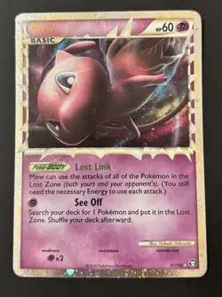 Mew Prime Holo Ultra Rare Pokemon TCG Card 97/102 Triumphant (#4of4) - Image 1