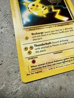 1999 Pokemon Pikachu #4 Kids’ WB The First Movie Black Star Promo Card WOTC - Image 2