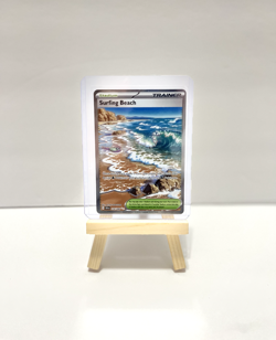 Surfing Beach Ultra Rare Trainer Card - Chaos Rising Pokemon TCG 114/086 - Image 1