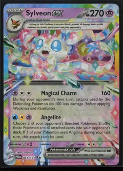 Sylveon ex - 041/131 SV: Prismatic Evolutions 5ban Graphics Art Pokemon TCG Card - Image 1