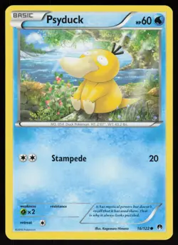 Psyduck 16/122 XY - BREAKpoint Pokemon TCG Card - Image 1