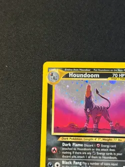 Houndoom Neo Revelation Holo 8/64 WotC Pokemon Card MP - Image 3