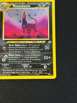 Houndoom Neo Revelation Holo 8/64 WotC Pokemon Card MP - Image 5